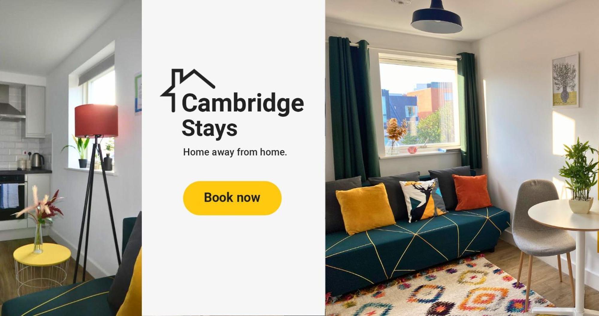 Cambridge Stays Central Apart Hotel 1Br Flats-Easy Walk To City Centre-Parking Eksteriør billede