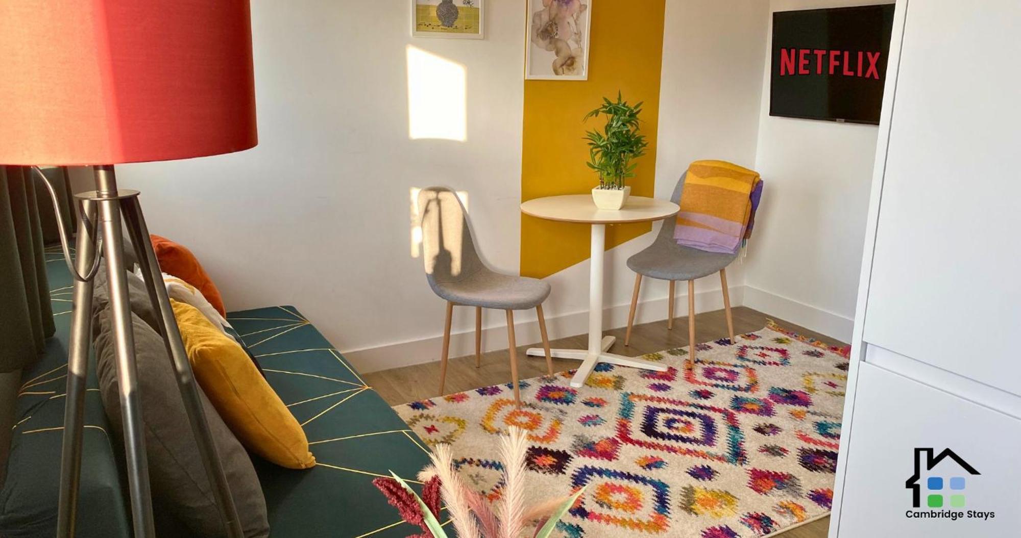 Cambridge Stays Central Apart Hotel 1Br Flats-Easy Walk To City Centre-Parking Eksteriør billede